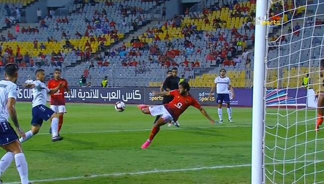 حارس النجمة اللبنانى يحرم مروان محسن من تسجيل هدف اول للاهلى