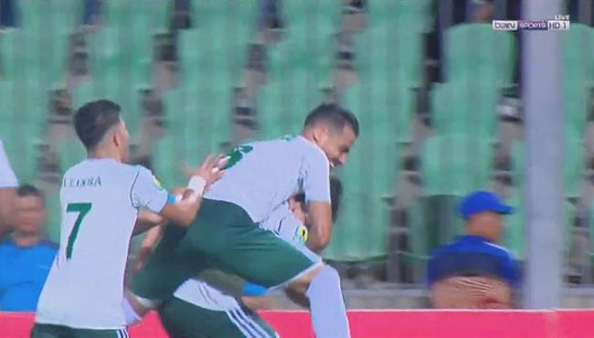 هدف المصرى الثانى الصاروخى فى مرمى الهلال السودانى