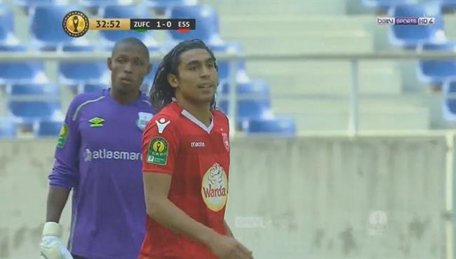 ملخص لمسات عمرو مرعى فى مباراة النجم الساحلى وزيسكو يونايتد