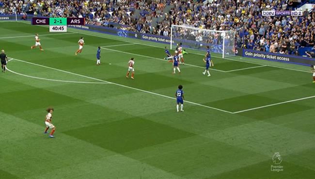 هدف تعادل ارسنال مع تشيلسي 2 2 الدوري الانجليزي