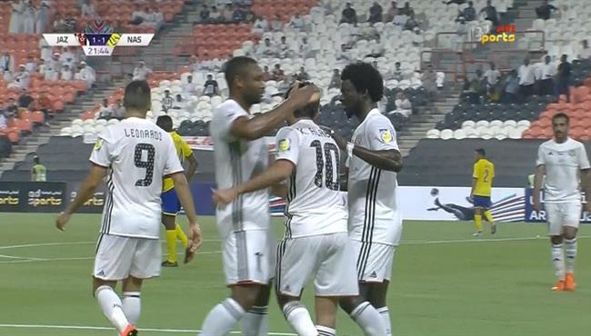 هدف تعادل الجزيرة الاماراتي مع النصر البطولة العربية