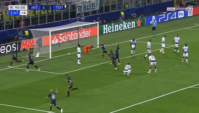 هدف انتر ميلان القاتل في مرمي توتنهام 2 1 دوري ابطال اوروبا