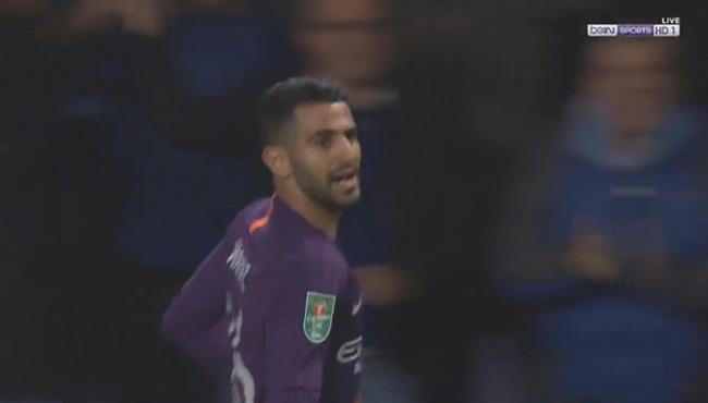 هدف رياض محرز الرائع فى مرمى أكسفورد يونايتد