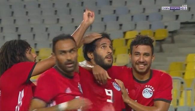 هدف مصر الاول فى مرمى النيجر