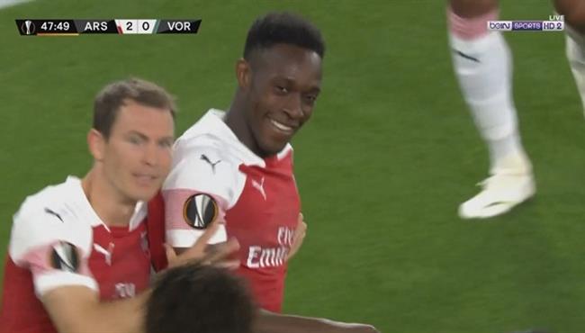 هدف ارسنال الثانى فى مرمى فورسكلا بولتافا بالدورى الاوروبى