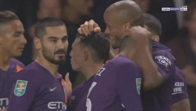 اهداف مباراة مانشستر سيتى واكسفورد يونايتد 3 0 كأس رابطة المحترفين