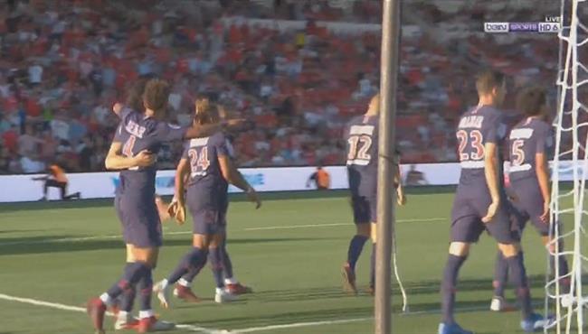 اهداف مباراة باريس سان جيرمان ونيم 3 2 الدورى الفرنسى