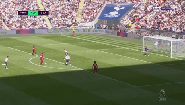 ساديو مانى يرفض التمرير لمحمد صلاح فى مباراة ليفربول وتوتنهام