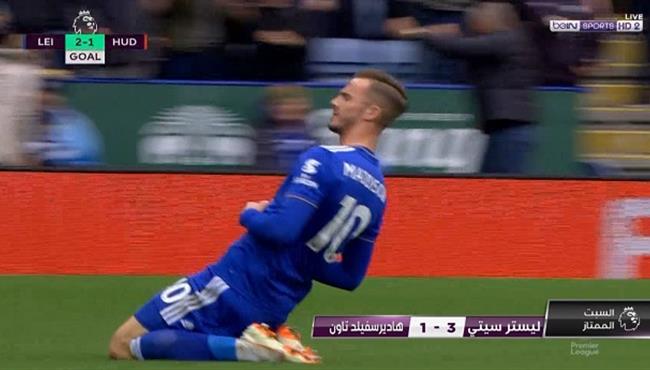 هدف رائع فى مباراة ليستر سيتى وهدرسفيلد