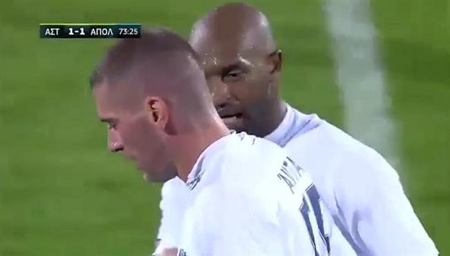 شيكابالا يصنع هدف أبولون فى مرمى أستيراس بكأس اليونان