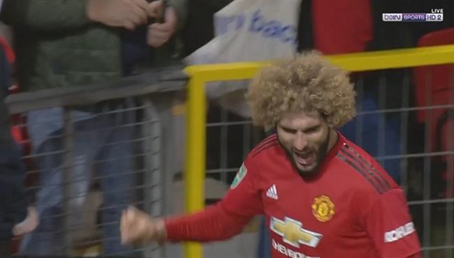 هدف تعادل مانشستر يونايتد القاتل مع ديربى كاونتى 2 2 تعليق حفيظ دراجى