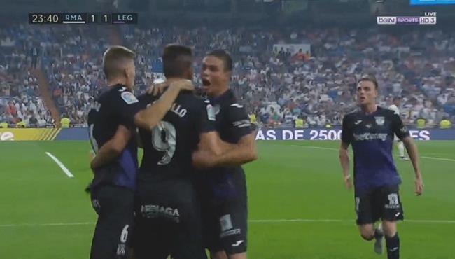 هدف تعادل ليجانيس مع ريال مدريد 1 1 الدورى الاسبانى