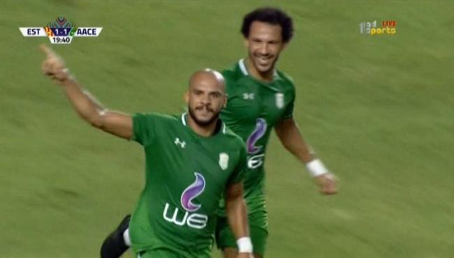 هدف خالد قمر في مرمي الترجي بالبطولة العربية