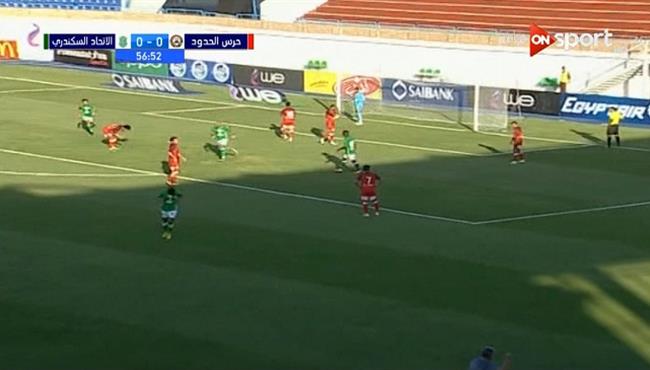 اهداف مباراة حرس الحدود والاتحاد السكندري 1 1 الدوري المصري