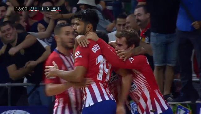 اهداف مباراة اتليتكو مدريد وهويسكا 3 0 الدورى الاسبانى
