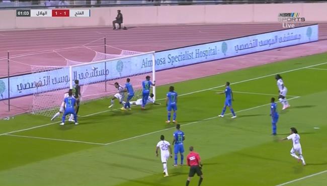 هدف الهلال الثاني في مرمي الفتح 2 1 تعليق فهد العتيبي