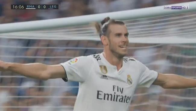 هدف جاريث بيل فى مرمى ليجانيس بالدورى الاسبانى