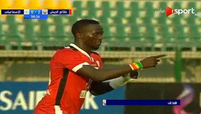 هدف طلائع الجيش الثانى فى مرمى الاسماعيلى 2 0 الدورى المصرى