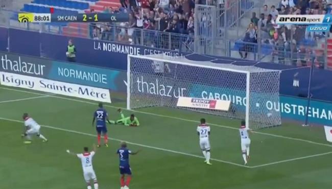 اهداف مباراة ليون وكان 2 2 الدورى الفرنسى