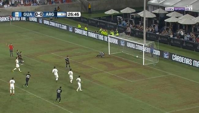 هدف الارجنتين الاول فى مرمى جوانتيمالا