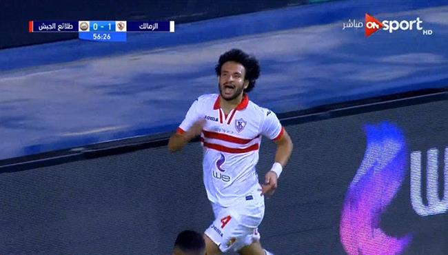 هاتريك محمود علاء امام طلائع الجيش