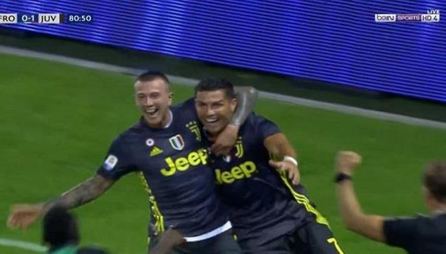 هدف كريستيانو رونالدو فى مرمى فروزينوني تعليق رؤوف خليف