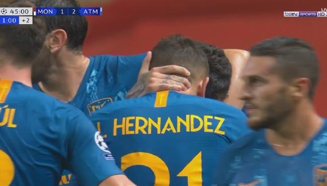 اهداف مباراة اتلتيكو مدريد وموناكو 2 1 تعليق حفيظ دراجى