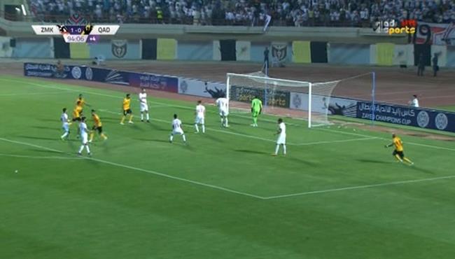 هدف تعادل القادسية القاتل مع الزمالك 1 1 البطولة العربية