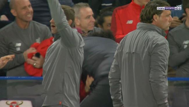 رد فعل محمد صلاح بعد هدف ستوريدج فى مرمى تشيلسى