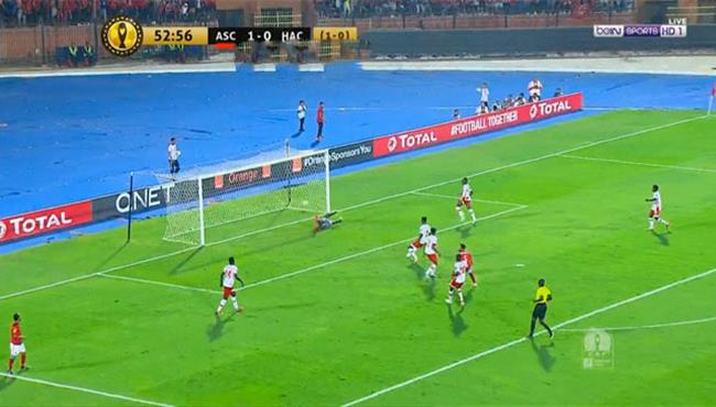 هدف الاهلي الثاني في مرمي حوريا الغيني اسلام محارب