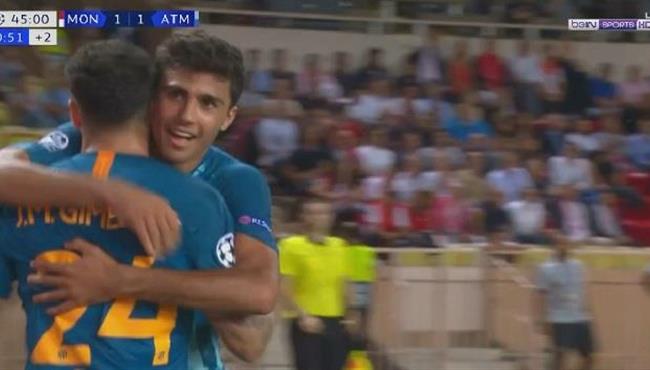 هدف اتلتيكو مدريد الثانى فى مرمى موناكو تعليق حفيظ دراجى
