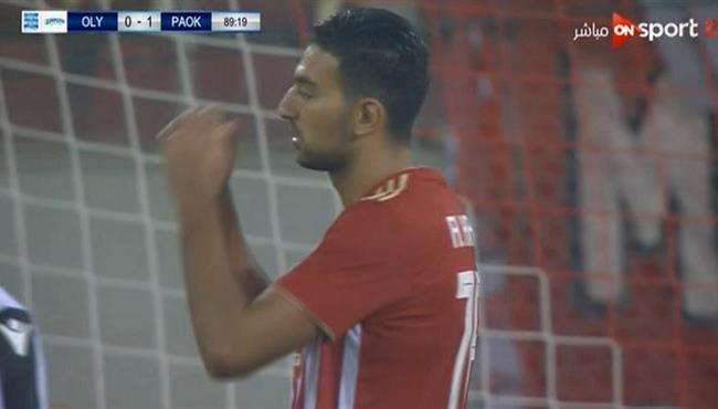 احمد حسن كوكا يهدر هدف مؤكد امام باوك