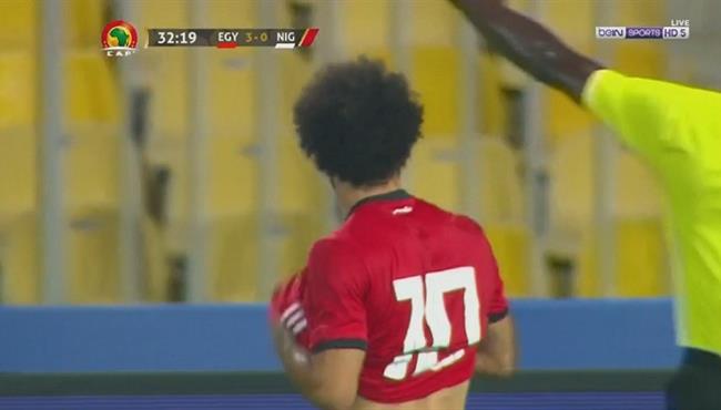 محمد صلاح يهدر فرصة هدف امام النيجر