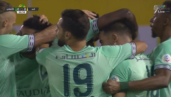هدف الاهلى السعودى الاول فى مرمى أحد تعليق فارس عوض
