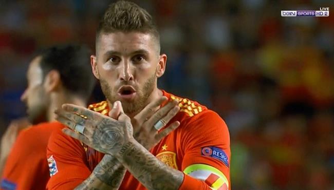 هدف سيرجيو راموس فى مرمى كرواتيا تعليق حفيظ دراجى