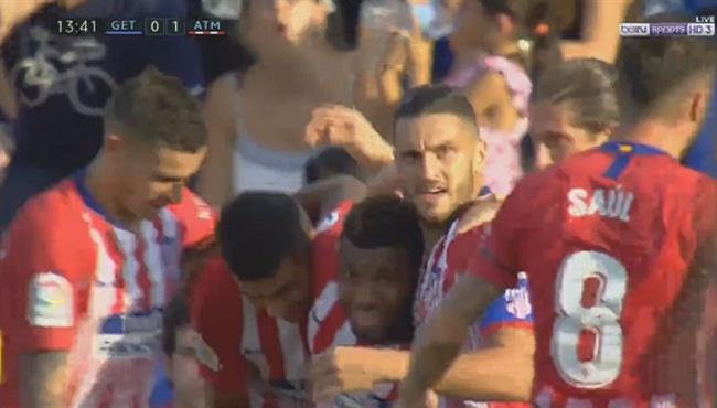 هدف ليمار الصاروخى فى مباراة اتلتيكو مدريد خيتافى