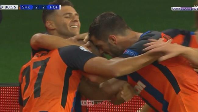 اهداف مباراة شاختار وهوفنهايم 2 2 دورى ابطال اوروبا