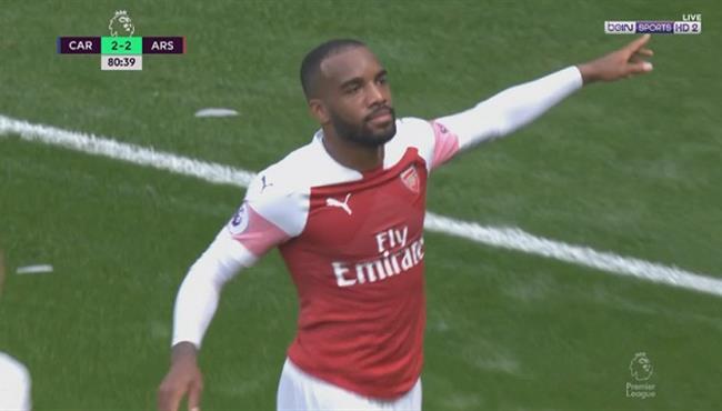 هدف ارسنال الثالث فى مرمى كارديف سيتى