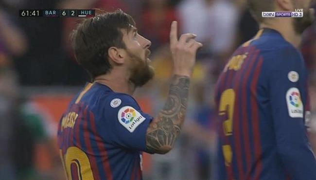 هدف ميسى الثانى فى مرمى هويسكا تعليق حفيظ دراجى