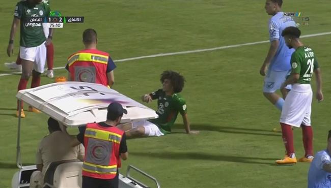 اصابة حسين السيد وخروجة فى مباراة الاتفاق والباطن