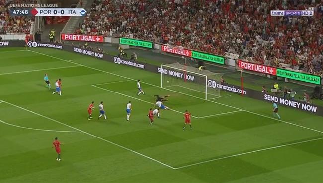 هدف فوز البرتغال علي ايطاليا تعليق عصام الشوالي