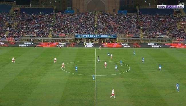 ملخص مباراة ايطاليا وبولندا تعليق حفيظ دراجى