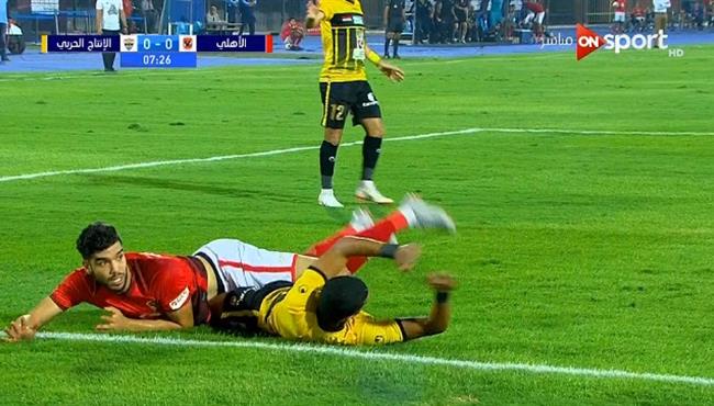 هل حرم الحكم وليد ازارو من ركلة جزاء امام الانتاج الحربى