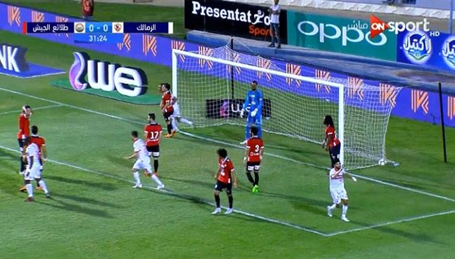 هدف الزمالك الاول في مرمي طلائع الجيش