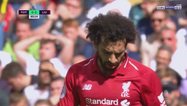 الحارس يحرم محمد صلاح من تسجيل هدف رائع في توتنهام