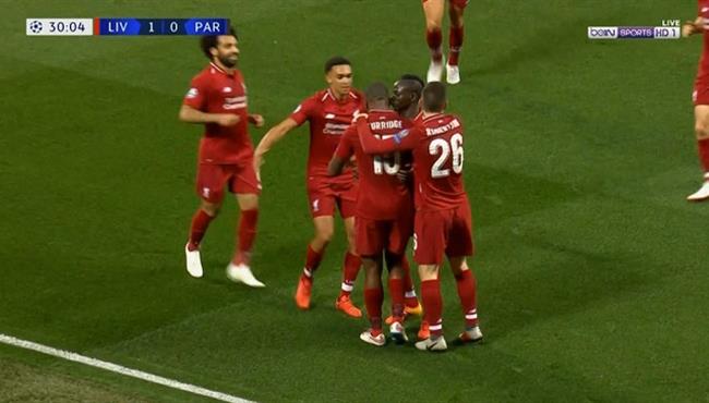 هدف ليفربول الاول فى مرمى باريس سان جيرمان تعليق رؤوف خليف