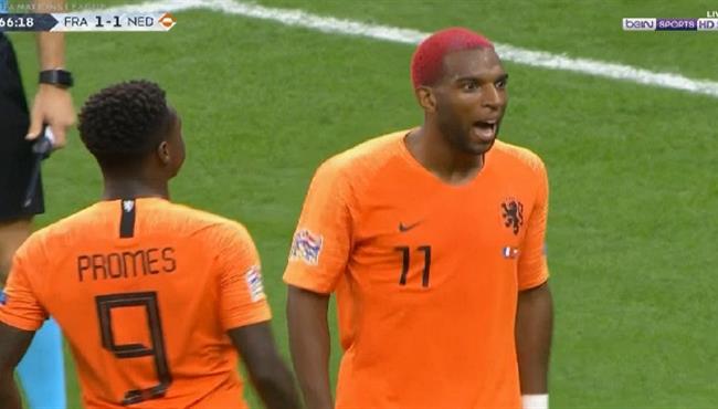 هدف تعادل هولندا مع فرنسا 1 1 دورى الامم الاوروبية