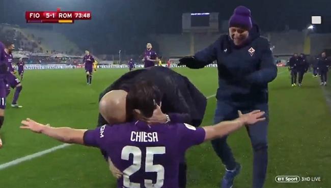 اهداف مباراة فيورنتينا وروما 7 1 كأس ايطاليا