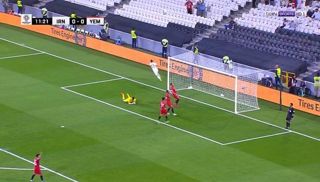 اهداف مباراة ايران واليمن 5 0 كأس اسيا