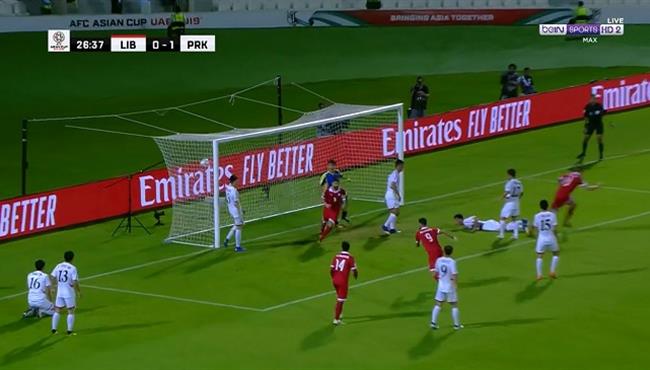 هدف تعادل لبنان مع كوريا الشمالية بتعليق حفيظ دراجي